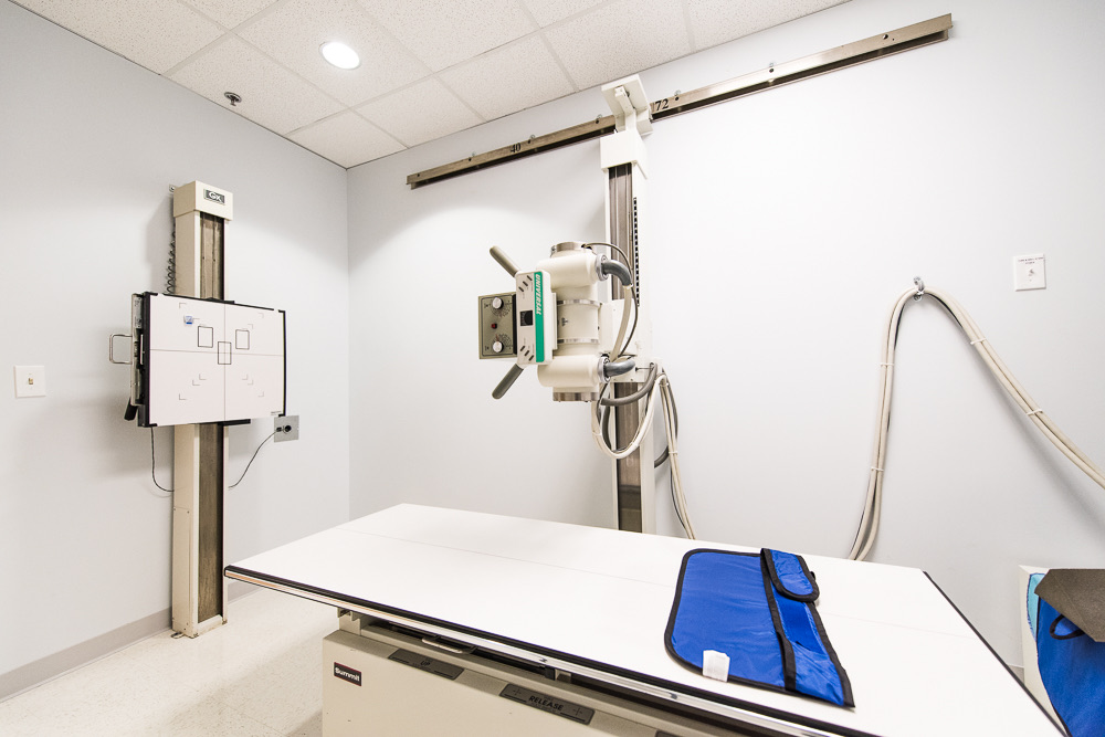 Clinic hallway at Atlanta Urgent Care